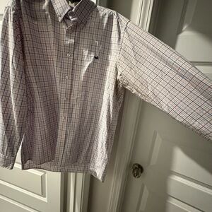 Southern Marsh Men's Plaid Shirt - White, Blue, Red